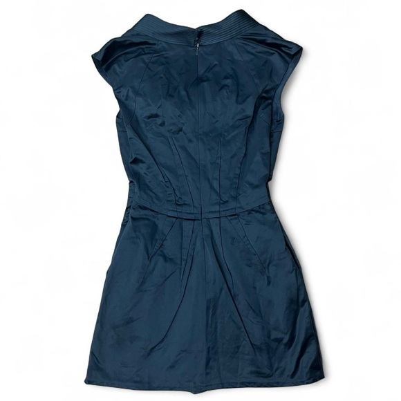 Navy blue BCBGMAXAZRIA limited edition runway dress - Picture 3 of 4